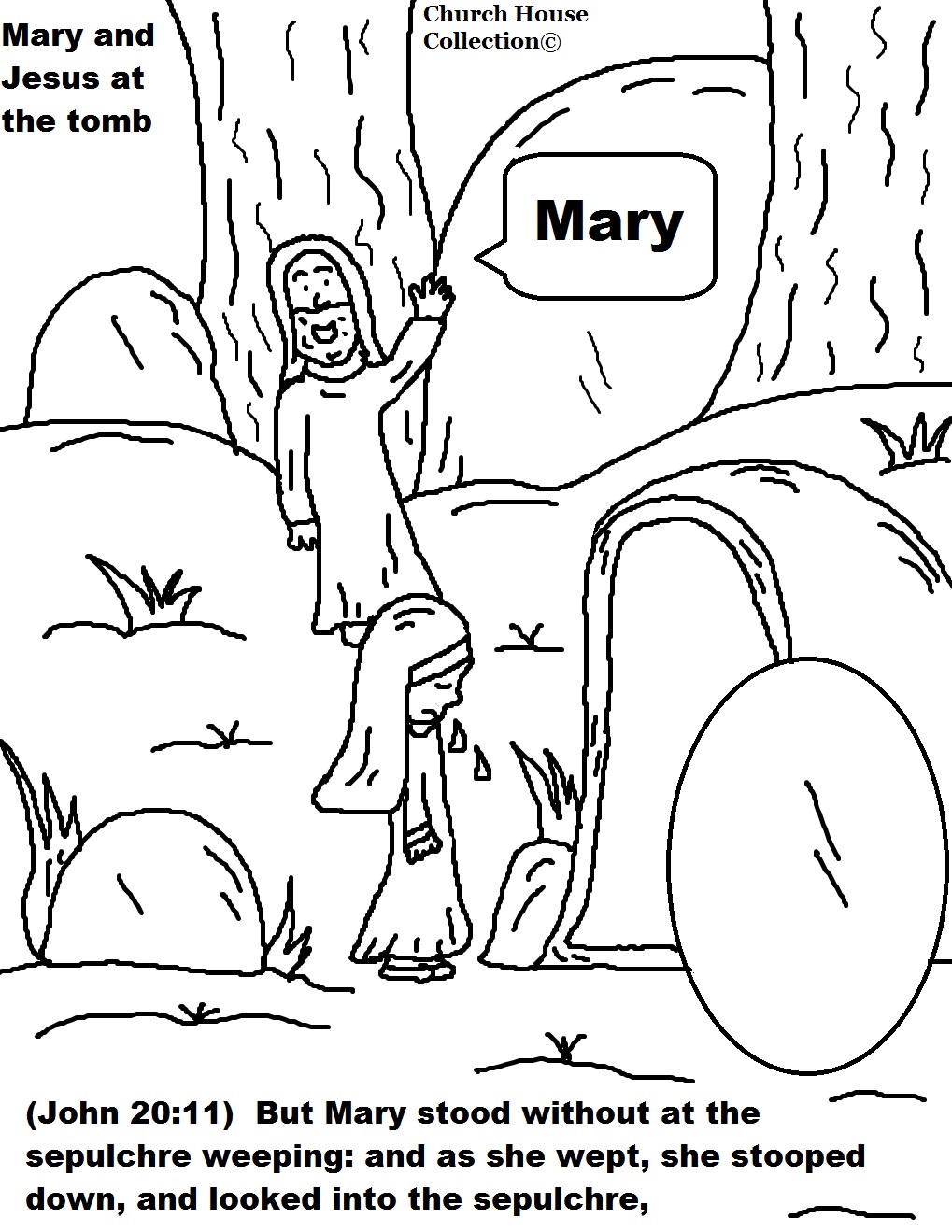 Church House Collection Blog: Easter Jesus Resurrection Coloring Pages